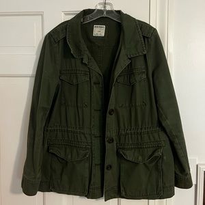 Green cargo jacket